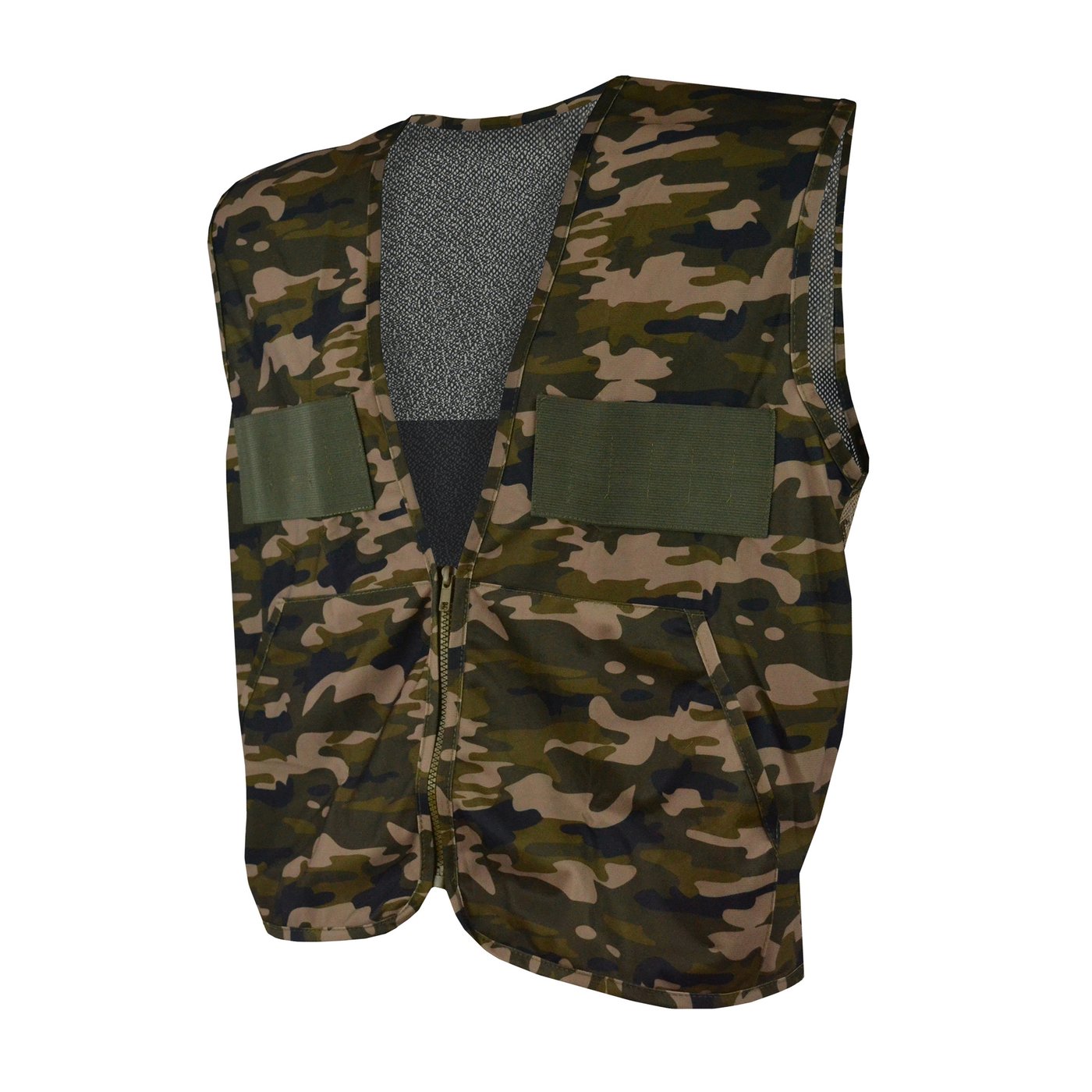 Hunting Vest With Game Bag - Brown Camo