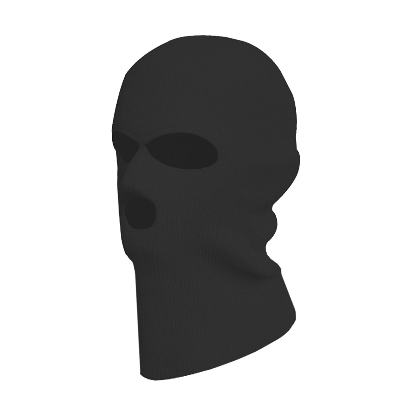 Black 3-Hole Mask