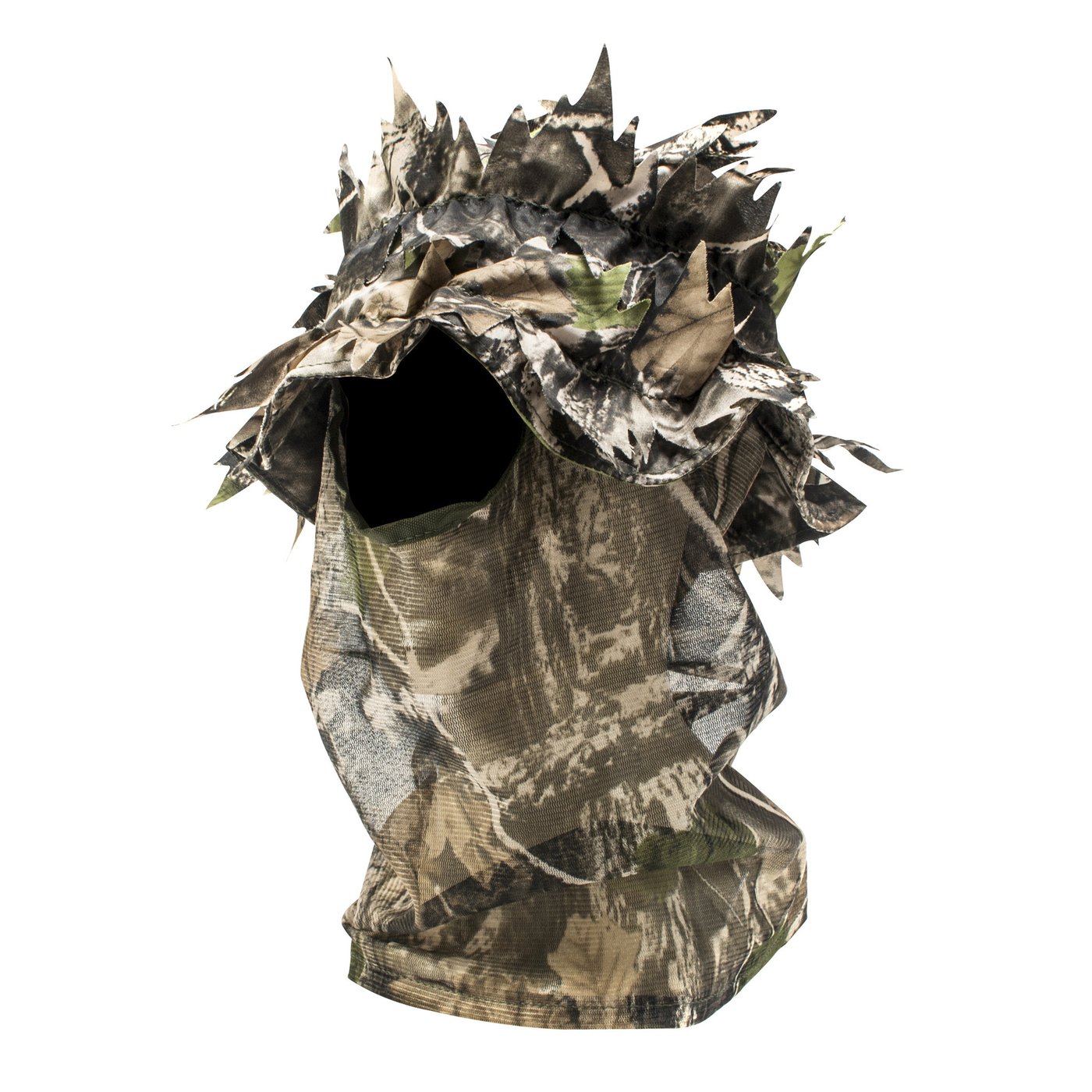 3D Leafy 1-Hole Open Mask - Adventure Brown